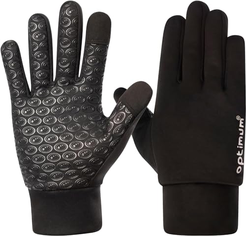 OPTIMUM Waterproof Thermal Sports Gloves with Touchscreen-Sensitive Fingers, Size XS von OPTIMUM