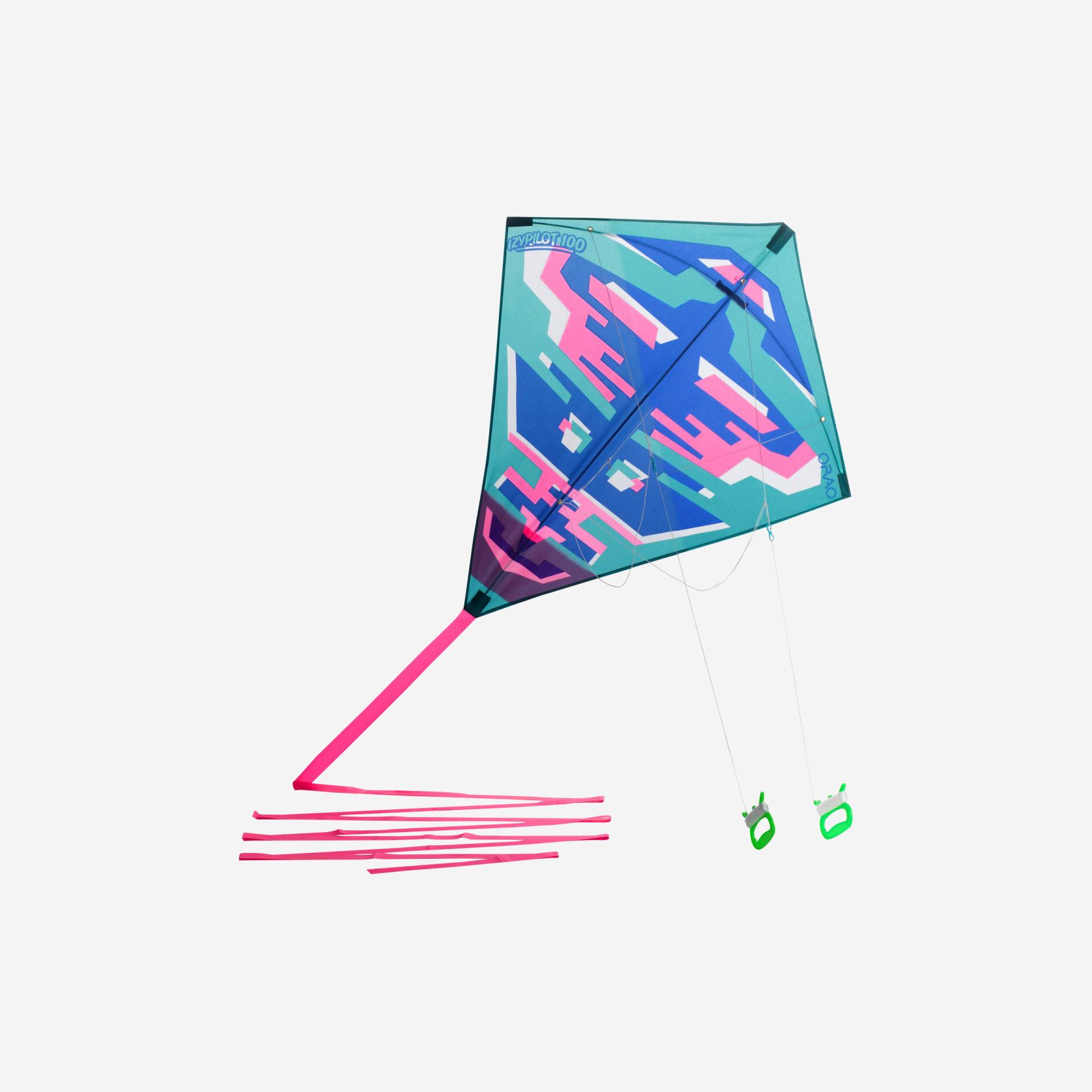 Lenkdrachen 2-in-1 lenkbar oder statisch Izypilot 100 rosa von ORAO
