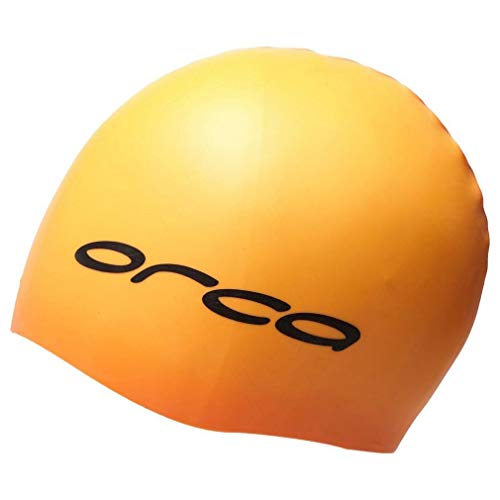 ORCA Schwimmkappe aus Silikon, Orange von ORCA