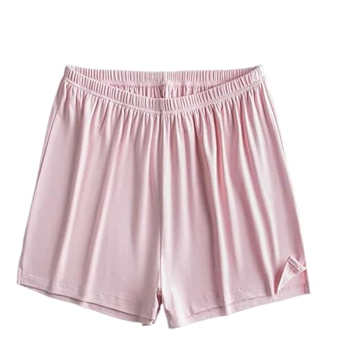 ORDOBO Damen Pyjamahose - Klassische Große Einfarbige Pyjamahose Für Den Sommer Lässig Weich Leicht Elastischer Bund Nachtwäsche Homewear-Kleidung Pink M von ORDOBO
