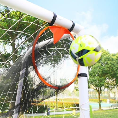 ORIENTOOLS Fußballtor Torwand Netz Fussball Netz für Kinder Tragbar Training Outdoor Fussballtor zur Verbesserung des Schießens Fußball Zielnetz einfach zu befestigen und zu entfernen von ORIENTOOLS