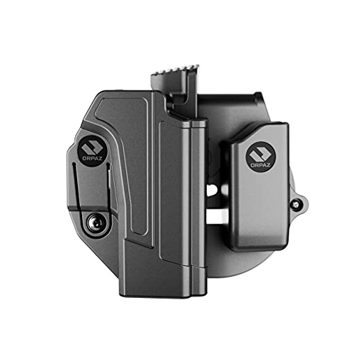 Orpaz C-Series G17 Holster Compatible with Glock 17 OWB Holster - Unisex - Will Secure Your Handgun with a Tactical Appearance (Paddel- und Zeitschriftenhalter, Aufbewahrung der Stufe II) von ORPAZ