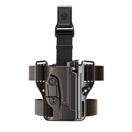 Orpaz C-Series IWI Masada 9mm Holster Compatible with IWI Masada 9mm OWB Holster, Level II Retention, Drop-Leg Holster - Unisex - Will Secure Your Handgun with a Tactical Appearance von ORPAZ
