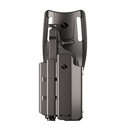 Orpaz T40 Adjustable and Modular Universal Holster Compatible with OWB Universal Holder w/Light/Laser/Sight/Optics, LH-Large, Low-Ride Attachment - Will Secure Your Handgun with a Tactical Appearance von ORPAZ