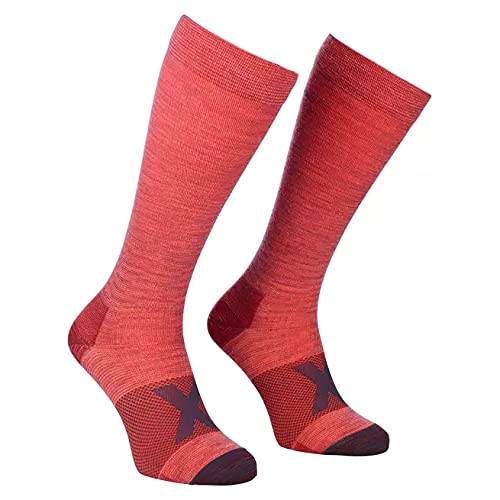 ORTOVOX Damen Tour Compression Long Socken, Rouge-Rot, 37 EU von ORTOVOX