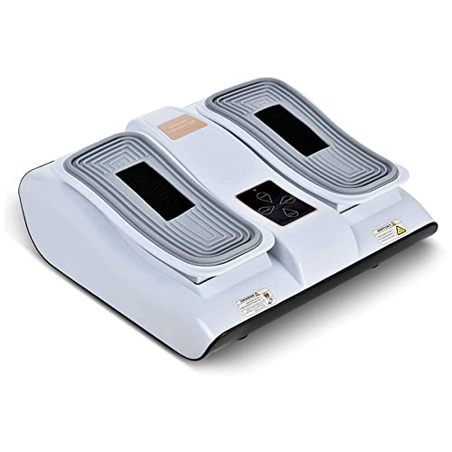 Fußmassagegerät-Plattform, Power-Beine-Vibrationsplatte mit rotierenden Akupressurköpfen, elektrisches Fußmassagegerät mit Mehreren Einstellungen und Geschwindigkeitsregulierungsfunktion, fördert von ORYFWJ