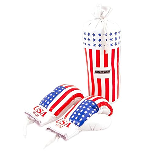 Kinder Boxsack inkl. Box Handschuhe Motiv AMERIKA von OS