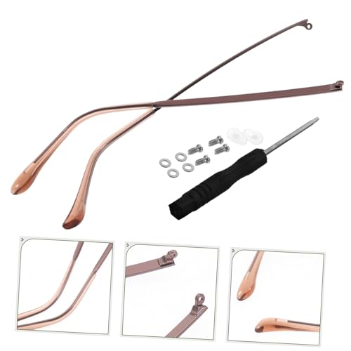 OSALADI Metall Brillenbügel Ersatz Non slip Gläser Arms Legs Brillen Reparatur Zubehör Komfortabel Leicht zu Installieren Für Brillenrahmen Reparatur und Stabilität von OSALADI