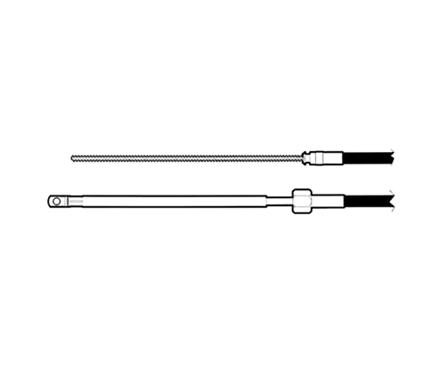 Ultraflex, Mechanische Steuersysteme/kabel M66 komplett, 11 Zoll (3.36 m), 58937 von OSCULATI