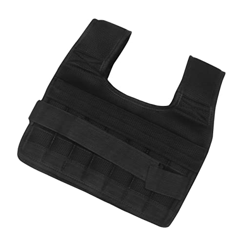 OSOLADY 1Stück Gewichtsweste für Fitness Verstellbare Sportweste Atmungsaktivem Netzgewebe für Lauftraining und Krafttraining für Joggen und Heimtraining ohne Gewichte Schwarze OSOLADY 1Stück Gewichtsweste für Fitness Verstellbare Sportweste Atmungsaktivem Netzgewebe für Lauftraining und Krafttraining für Joggen und Heimtraining ohne Gewichte Schwarze von OSOLADY