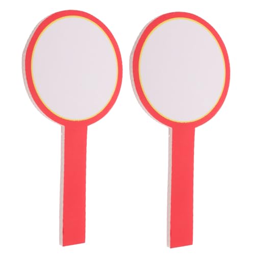 OSOLADY 2 Stück Handheld Whiteboard Paddle Doppelseitig Beschreibbar und Löschbar Robuste Sport anzeigetafel für Bewertungen und Abstimmungen Praktische Kleine Schreibtafel mit Glatter OSOLADY 2 Stück Handheld Whiteboard Paddle Doppelseitig Beschreibbar und Löschbar Robuste Sport anzeigetafel für Bewertungen und Abstimmungen Praktische Kleine Schreibtafel mit Glatter von OSOLADY