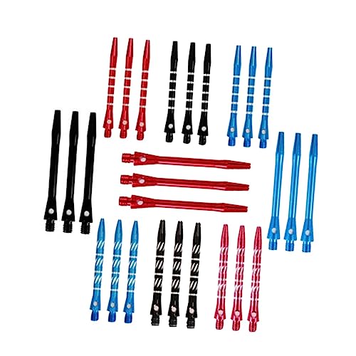 OSOLADY 27 Stück Teiliges Dart Shafts Set Aluminiumlegierung Mittellange Schäfte mit Standard Gewinde Langlebige Metall Dartpfeil Schäfte für Professionelle Darts Kompatibel mit Meisten OSOLADY 27 Stück Teiliges Dart Shafts Set Aluminiumlegierung Mittellange Schäfte mit Standard Gewinde Langlebige Metall Dartpfeil Schäfte für Professionelle Darts Kompatibel mit Meisten von OSOLADY
