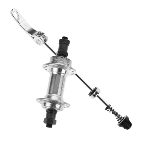 OSOLADY Aluminiumlegierung Schnellspann nabe Mountainbike Vorder Hinterradnabe Leicht Langlebig mit Schnellverschluss für Effiziente Gangwechsel Silber OSOLADY Aluminiumlegierung Schnellspann nabe Mountainbike Vorder Hinterradnabe Leicht Langlebig mit Schnellverschluss für Effiziente Gangwechsel Silber von OSOLADY