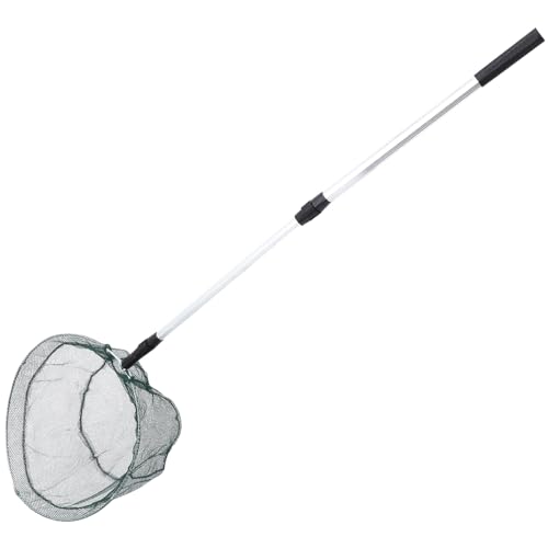 OSOLADY Faltbares Teleskop fischernetz mit Aluminiumgriff Leichtes Keschernetz für Aquarium Teich und Meerwasser Schonendes Fischnetz mit Sicherer Handhabung und Schnellem Fang von OSOLADY