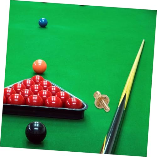 OSOLADY Kupfer Verlängerungsgriff Schraube für Billardqueue Robustes Gewinde Einfache Montage Langlebige Kupferverbindung Zubehör für Billard Queue Erweiterung von OSOLADY
