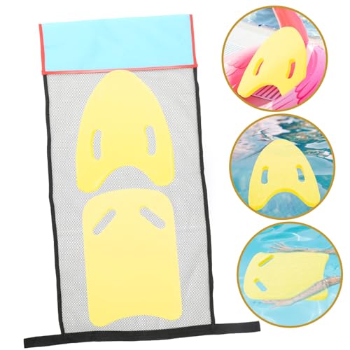 OSOLADY Schwimmbrett Eva Kickboard Schwimmhilfe für Erwachsene Training Leicht Grip Indoor Pool Strand Gelb von OSOLADY