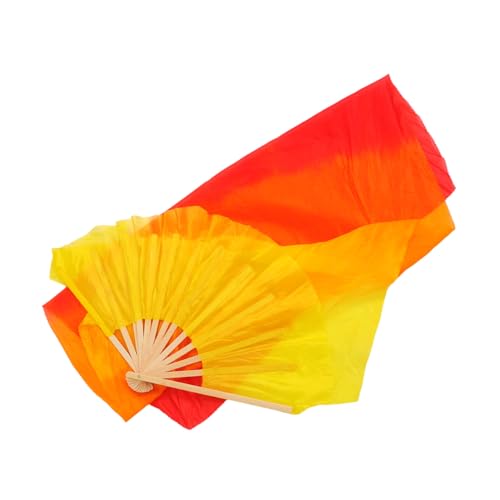 OSOLADY Simulation Silk Tanzfächer Lang Faltbarer Bauchtanz Fächer mit Farbverlauf Langlebiger Kunstseide Leicht und Handlich für Bauchtanz Square Dance Yangko Tanz Tragbarer Tanz OSOLADY Simulation Silk Tanzfächer Lang Faltbarer Bauchtanz Fächer mit Farbverlauf Langlebiger Kunstseide Leicht und Handlich für Bauchtanz Square Dance Yangko Tanz Tragbarer Tanz von OSOLADY
