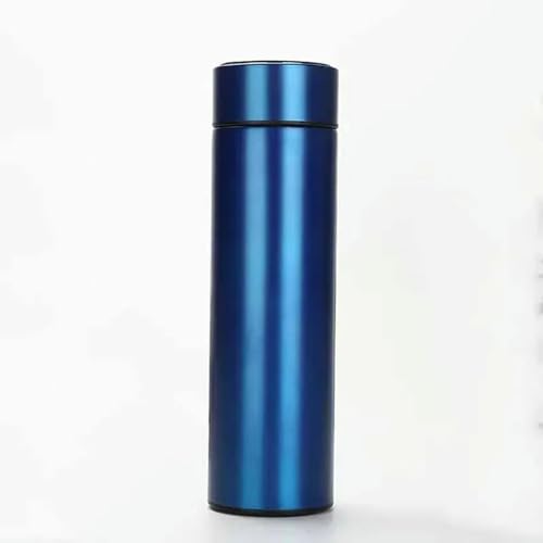 OTBEHUWJ Tasse 500 Ml Edelstahl -Thermoskasflaschen Temperaturanzeige Intelligenter Temperaturmessung Tasse-500 Ml-Blau von OTBEHUWJ