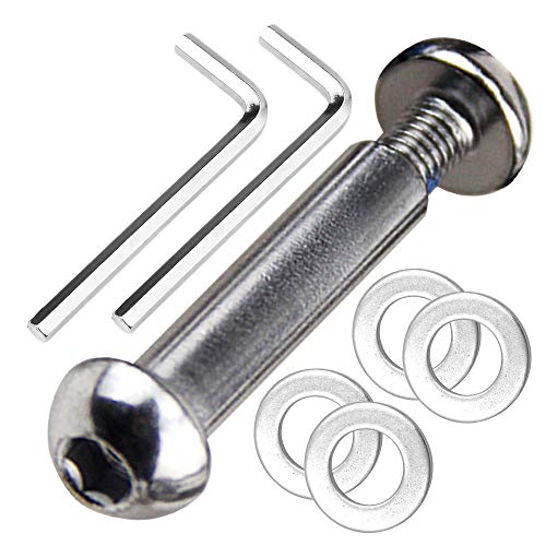 OTFAITP M8 8mm x 28mm-86mm Scooter Front Rear Axle Bolt 8.8 Grade Carbon Steel for Stunt Scooter Dash Teen/Adult Kick Scooter-800+lb Capacity von OTFAITP