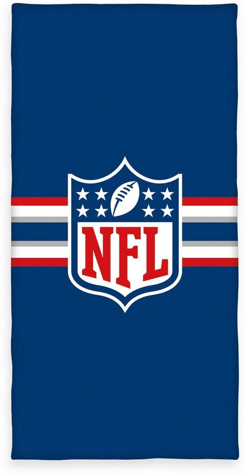 Badetuch NFL Super Bowl, Velours (1-St), hochfarbig bedruckt, American Football von OTTO