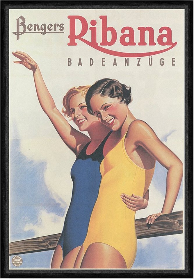 Kunstdruck Bengers Ribana Badeanzüge Mode Sommer Kleidung Reklame Faks_Werbung 3, (1 St) von OTTO