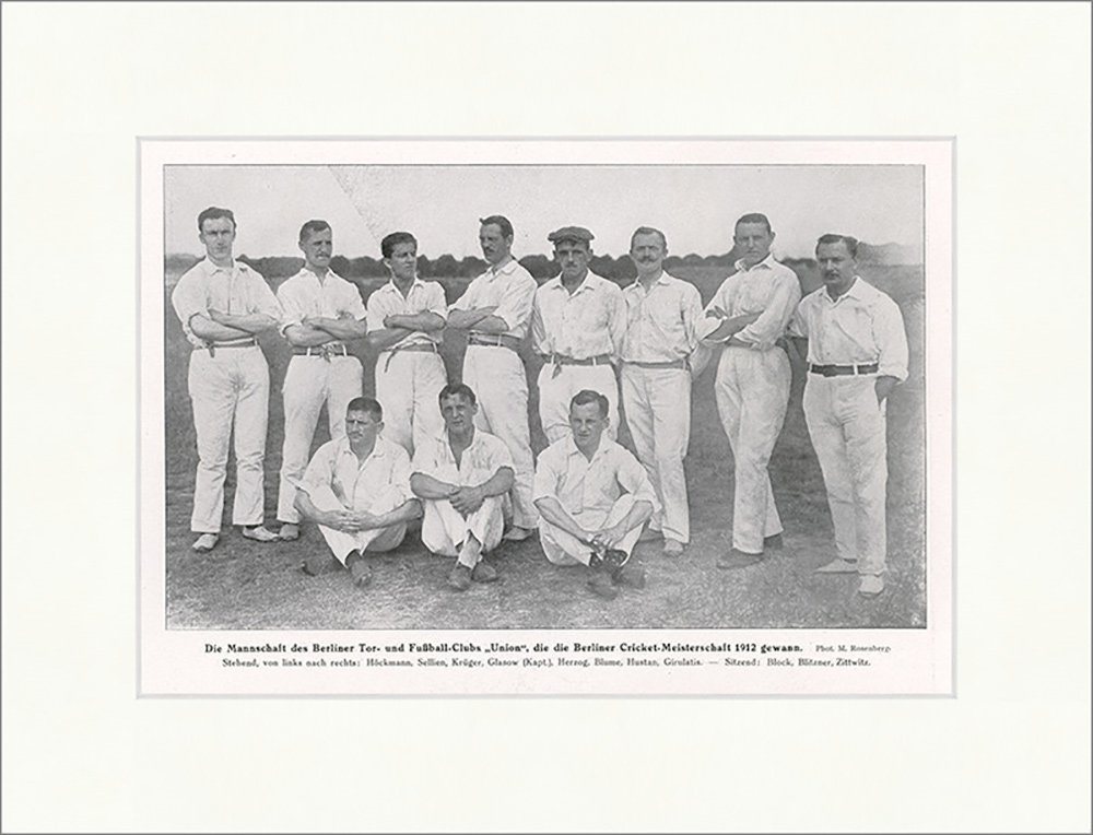 Kunstdruck Mannschaft d. Berliner Tor- und Fußball-Clubs Union Cricket F_Vintage, (1 St) von OTTO