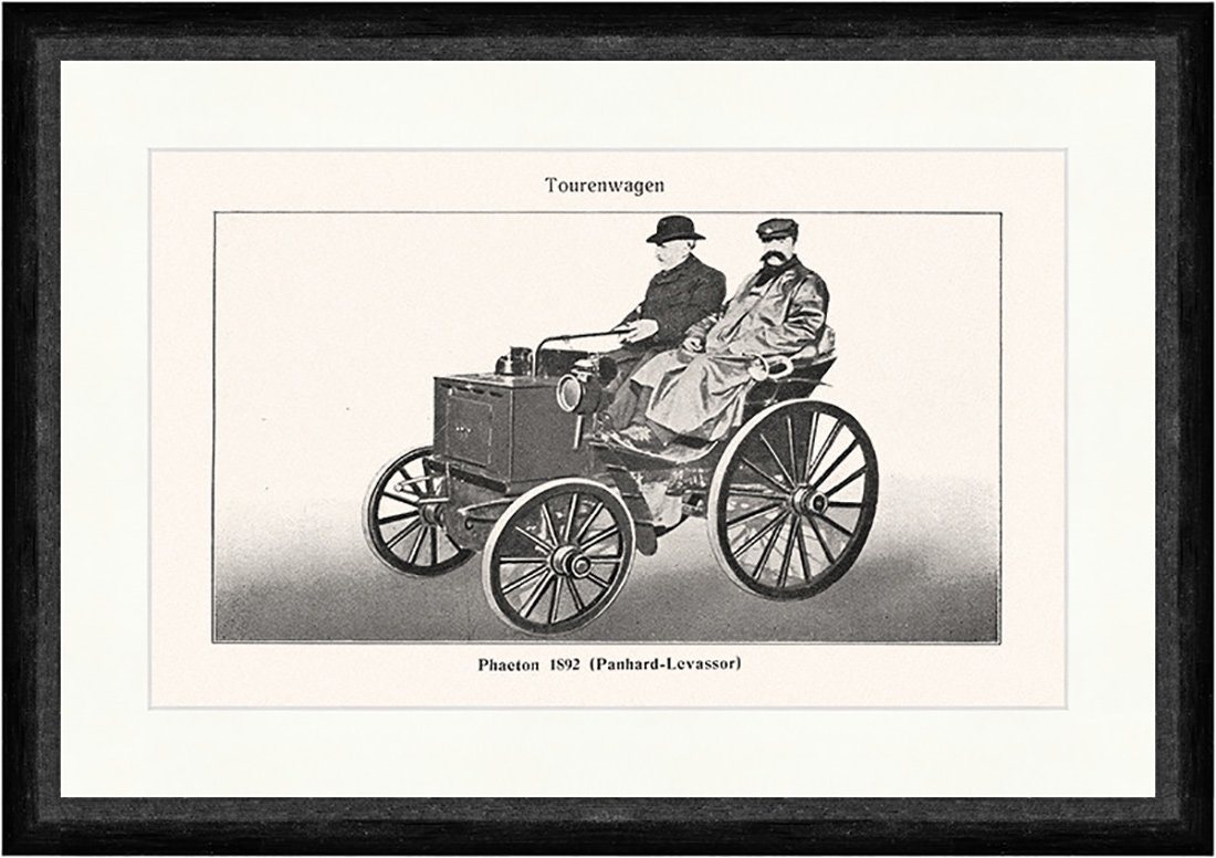 Kunstdruck Phaeton 1892 Panhard Levassor Tourenwagen Zweisitzer Faks Sport 051, (1 St) von OTTO
