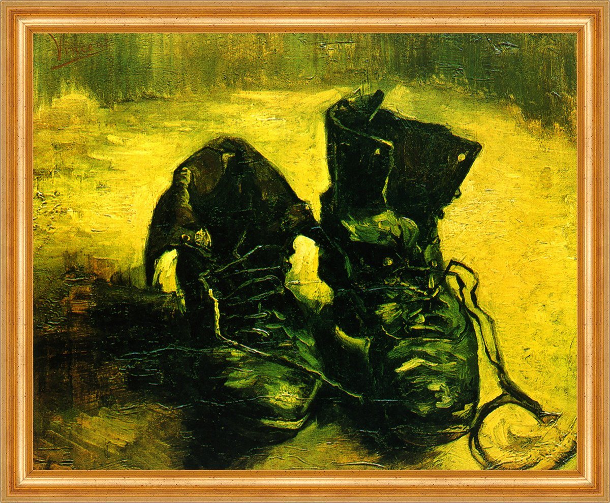 Kunstdruck Schuhe Schnürsenkel abgelaufen Impressionismus Vincent van Gogh A3 048, (1 St) von OTTO