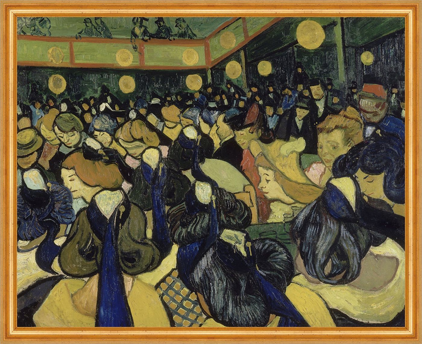 Kunstdruck The Dance Hall in Arles Vincent van Gogh Tanzen Frankreich Ball Paare, (1 St) von OTTO