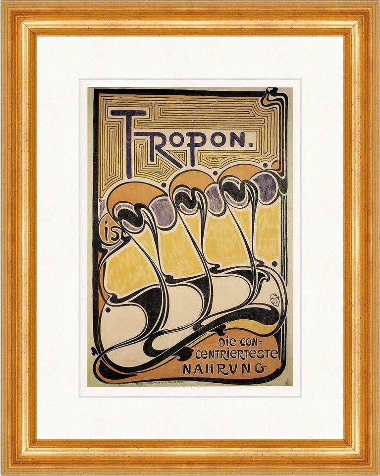 Kunstdruck Tropon Werbung Eiweiß Konzentrat Kunst Henry van de Plakatwelt 1140 G, (1 St) von OTTO