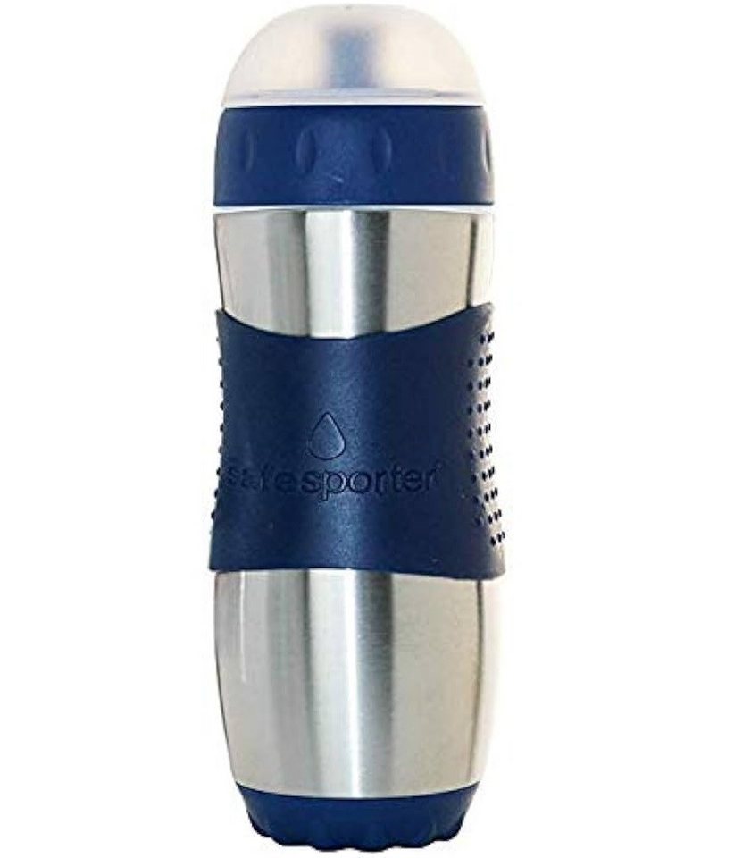 Trinkflasche Wasserflasche Edelstahl Sportflasche 475ml SpülmaschinenfestDunkelblau von OTTO