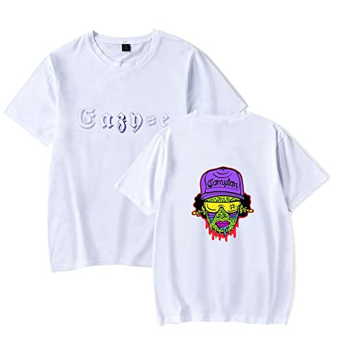 OUHZNUX Eazy E Rapper T-Shirt, Casual Comfort Unisex Hip Hop 2D Print Kurzarm Sweatshirt, Street Fashion Top Sweatshirt (2XS-4XL) von OUHZNUX