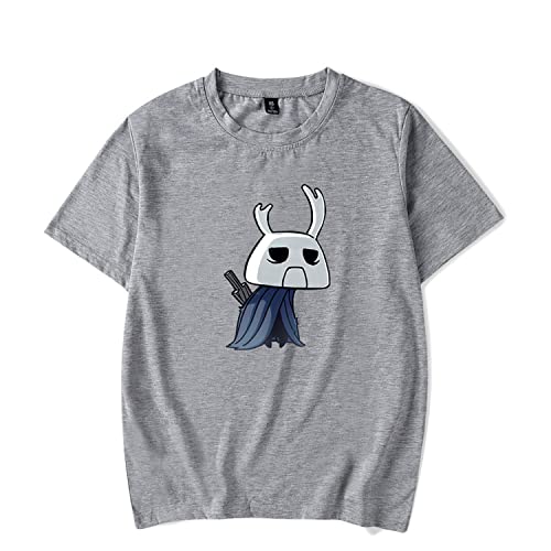 OUHZNUX Hollow Knight Gaming T-Shirt, Casual Comfort Short Sleeve Sweatshirt, Fashion Street Sweatshirt Top for Men and Women (XS-4XL) von OUHZNUX
