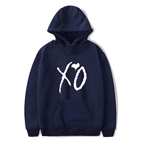 OUHZNUX Kapuzenpullover The Weeknd 2D Xo Print Damen/Herren Langarm Sweatshirt Lässige Sportbekleidung Paar Street Hoodie Xxs-3Xl von OUHZNUX