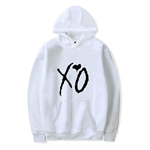 OUHZNUX Kapuzenpullover The Weeknd 2D Xo Print Damen/Herren Langarm Sweatshirt Lässige Sportbekleidung Paar Street Hoodie Xxs-3Xl von OUHZNUX