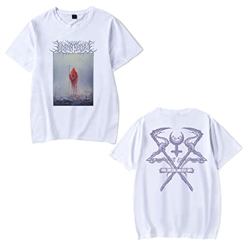 OUHZNUX Lorna Shore Hip Hop T-Shirts Unisex Lila Doppelseitiger Druck Rock T-Shirt Damen Oversize Sweatshirt Xs-4Xl von OUHZNUX