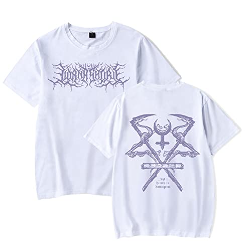 OUHZNUX Lorna Shore T-Shirt Unisex Deathcore Band Merch T-Shirt Kurzarm Für Jugend Männer Frauen Kurzarm Volle Größe Xs-4Xl von OUHZNUX