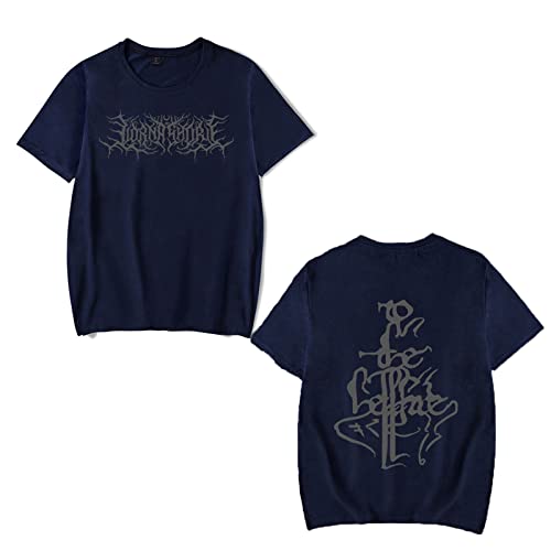 OUHZNUX Lorna Shore Unisex Graues Doppelseitiges Druck-Rock-T-Shirt Hip-Hop-Band-T-Shirts Oversize-Sweatshirt Xs-4Xl von OUHZNUX