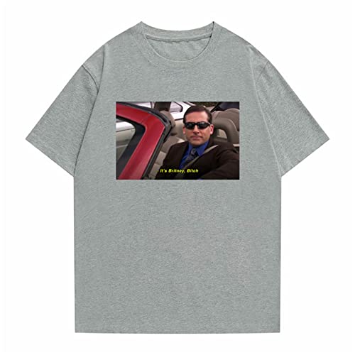 OUHZNUX Michael Scott Herren T-Shirts Tv-Serie Theoffice T-Shirts Lässige Spaß-T-Shirts Für Frauen Street Funny Classic Streetwear Tops Xxs-3Xl von OUHZNUX