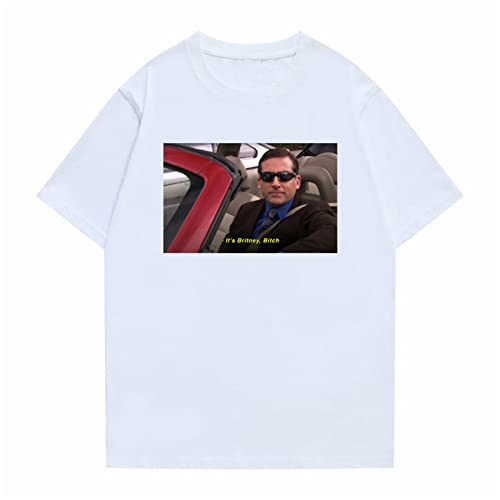 OUHZNUX Michael Scott Herren T-Shirts Tv-Serie Theoffice T-Shirts Lässige Spaß-T-Shirts Für Frauen Street Funny Classic Streetwear Tops Xxs-3Xl von OUHZNUX