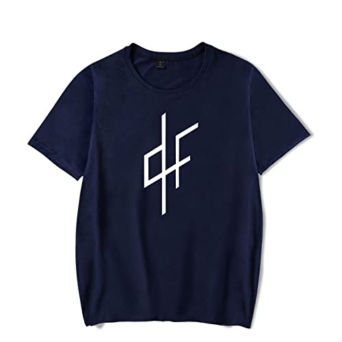 OUHZNUX Qlf PNL Beliebtes T-Shirt, Modepaar, lockerer, lässiger, kurzärmliger Pullover, Street Hip Hop Unisex-Sportoberteil (XS-3XL) von OUHZNUX