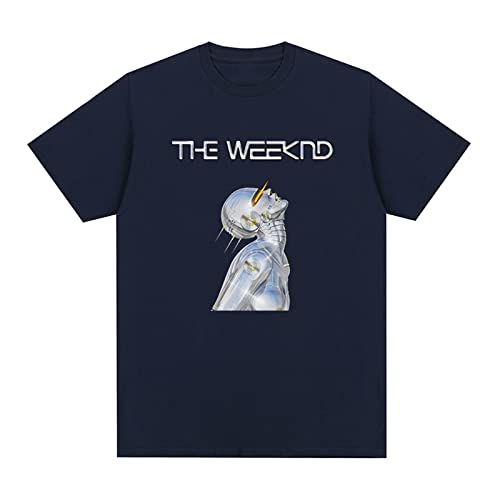 OUHZNUX T-Shirt The Weeknd Rapper Klassisches T-Shirt Männer/Frauen Trend Hip-Hop Sweatshirt Kurzarm Pullover T-Shirt Kleidung Xs-4Xl von OUHZNUX