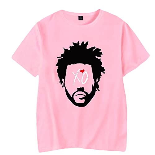 OUHZNUX The Weeknd Herren T-Shirt Rapper Print T-Shirt Unisex Shirts Baumwolle Mann Frau Hip Hop T-Shirt Übergröße Xxs-3Xl von OUHZNUX