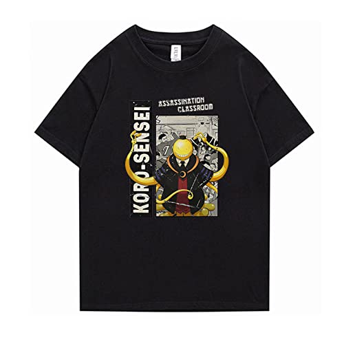 OUHZNUX Unisex Anime/Manga T-Shirt Herren Baumwolle Lustiges T-Shirt Damen Assassination Classroom Bedrucktes T-Shirt Xs-4Xl von OUHZNUX
