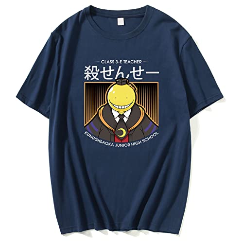 OUHZNUX Unisex Lustiges T-Shirt Assassination Classroom Koro Sensei Print T-Shirt Kinder Anime Kurzarm Baumwolle Oversize T-Shirt Xs-4Xl von OUHZNUX