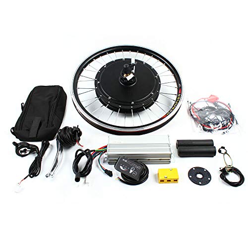 OUKANING 20 Zoll E-Bike Conversion Kit Vorderrad Frontmotor Fahrrad Umbausatz 48V 1000W von OUKANING