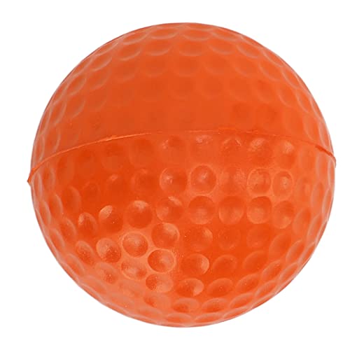 OUKENS Golf-Übungsball, 42,5 mm/1,7 Zoll, PU-Schaum-Golfbälle, Starke Flexibilität, Outdoor-Indoor-Golf-Übungsball, Flugtrainingsbälle für Sport und Fitness(Orange) von OUKENS