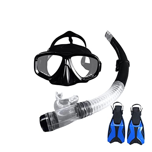 OUTFYT Atemschutzgerät for Brandungstauchen, Schwimmausrüstung, Schnorchel, Kleine Tragbare Sauerstoffflasche, Miniatur Tauchausrüstung für Tauchflaschen(Color:Snorkeling Sambo) von OUTFYT