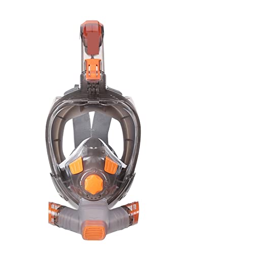 Schwimmen/Unterwassermaske Schnorchel Vollgesichtsweite Sicht Faltbare Antibeschlag-Tauchmaske for Schwimmen Erwachsene Jugendschnorchel Tauchausrüstung für Tauchflaschen(Size:L/XL) von OUTFYT