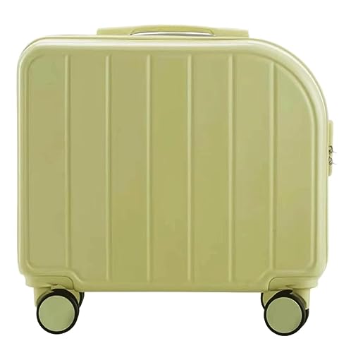 OUYUE Koffer 18-Zoll-Koffer Mit 4 Rollen, Strapazierfähige Hartschalen-Gepäcktasche Aus PVC Für Die Reise Reisekoffer (Color : B, Size : 18 inch) von OUYUE